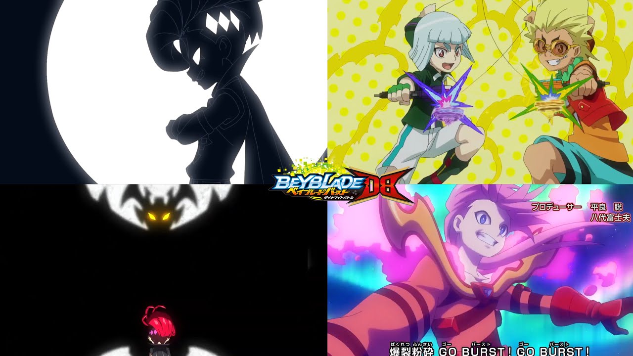 Beyblade Burst DB ALL Openings (1-4)