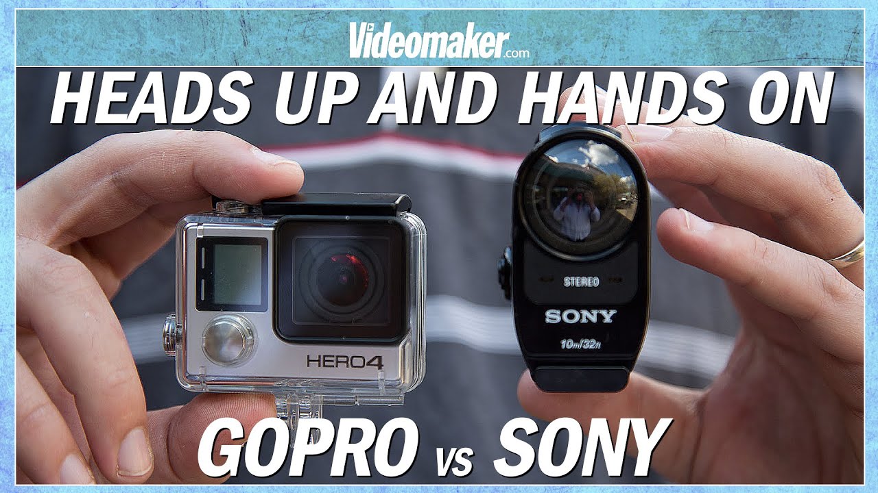 GoPro HERO4 Black vs Sony FDR-X1000V 4K Action Cam - HANDS ON