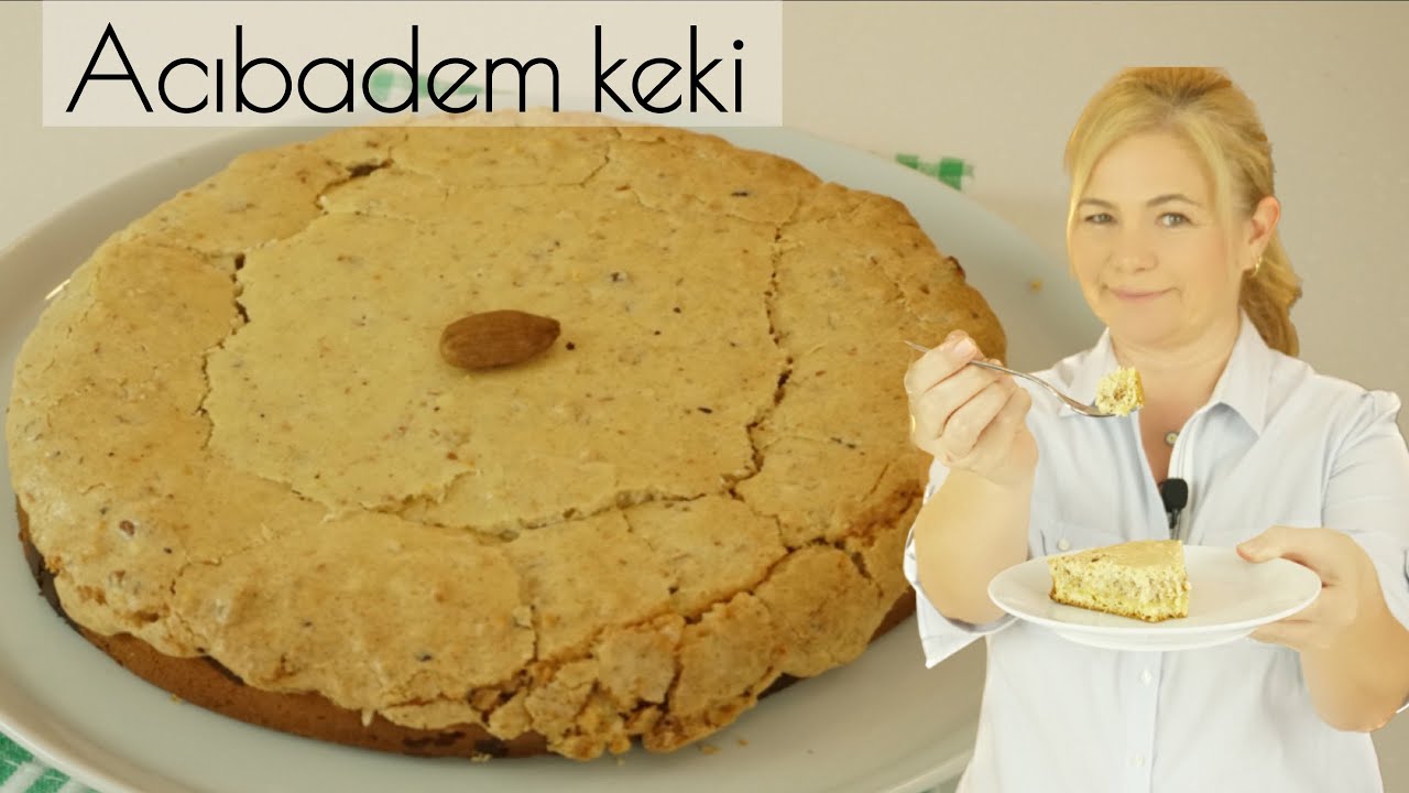 İçinde badem olmayan acıbadem kurabiyesi tadında 10 dk acıbadem keki/Figen Ararat