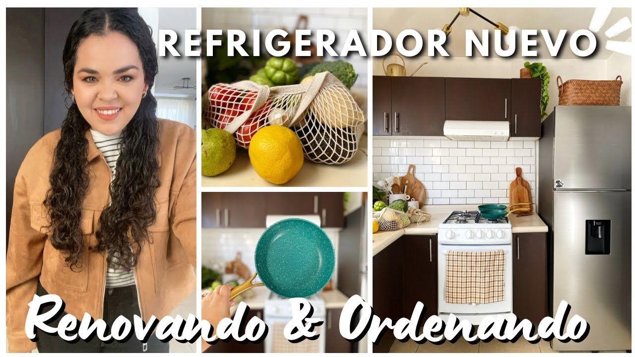 Por fin voy estrenar Refrigerador ♥️ Asi Limpio & acomodo  Alimentos 🥦🍅 + Sartenes nuevos @coppel