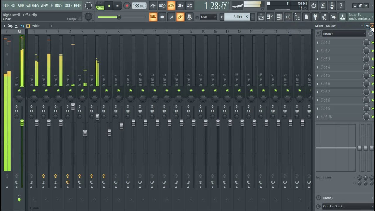 Night Lovell - Off Air | Instrumental | FL Studio Remake