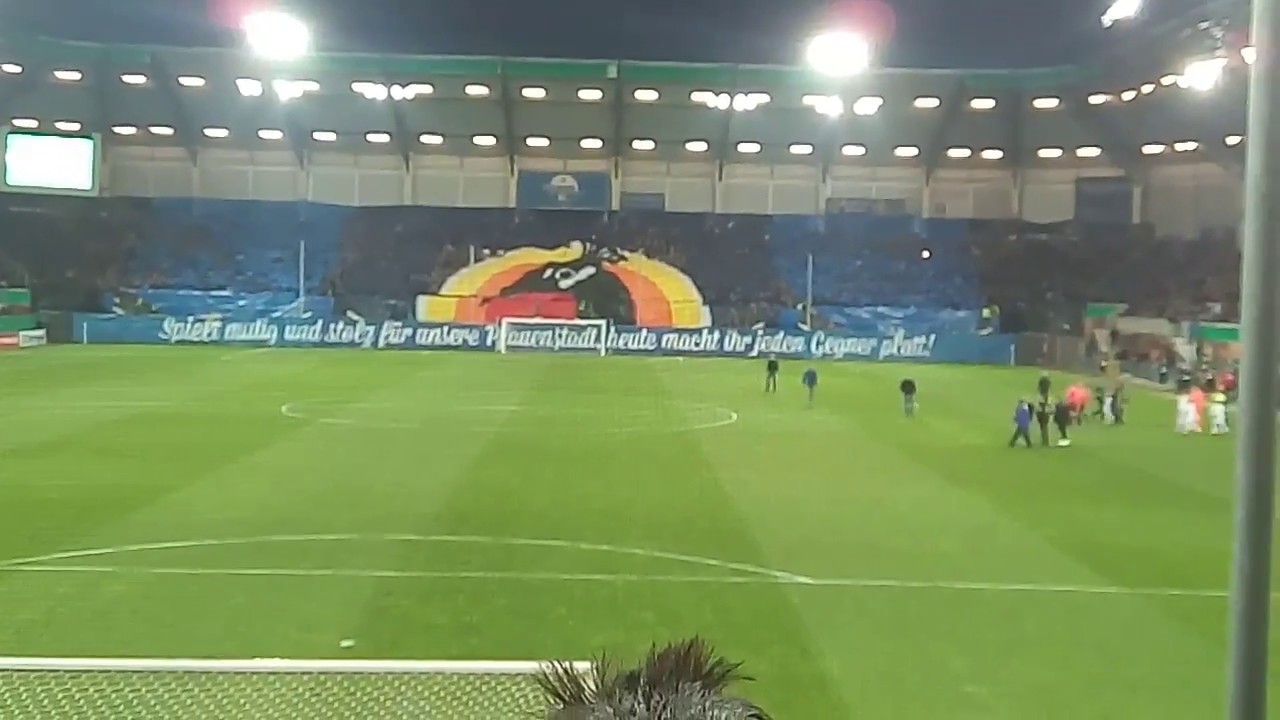 Choreo Paderborn - Bochum DFB Pokal (24.10.2017) inkl. pyro