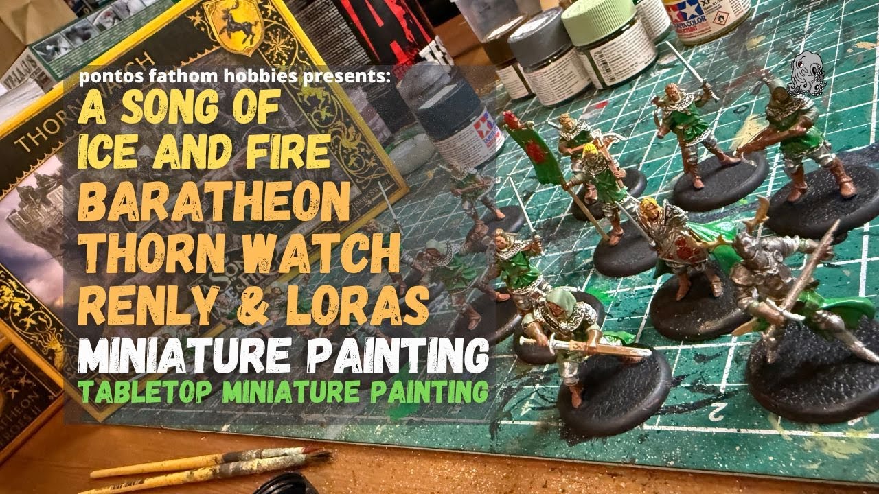 ASOIAF Thorn Watch Tabletop Miniature Painting - Renly Loras #miniaturepainting