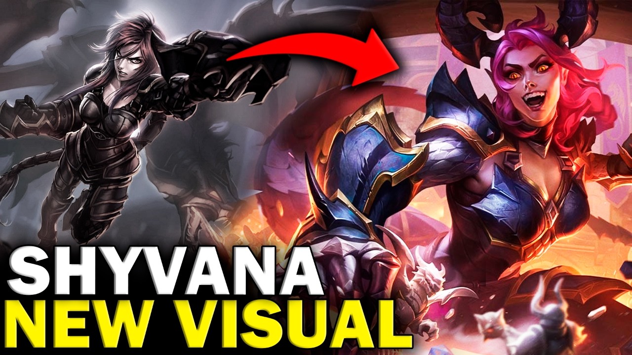 NEW Shyvana Rework / VGU - ALL SKINS Comparison - League of Legends