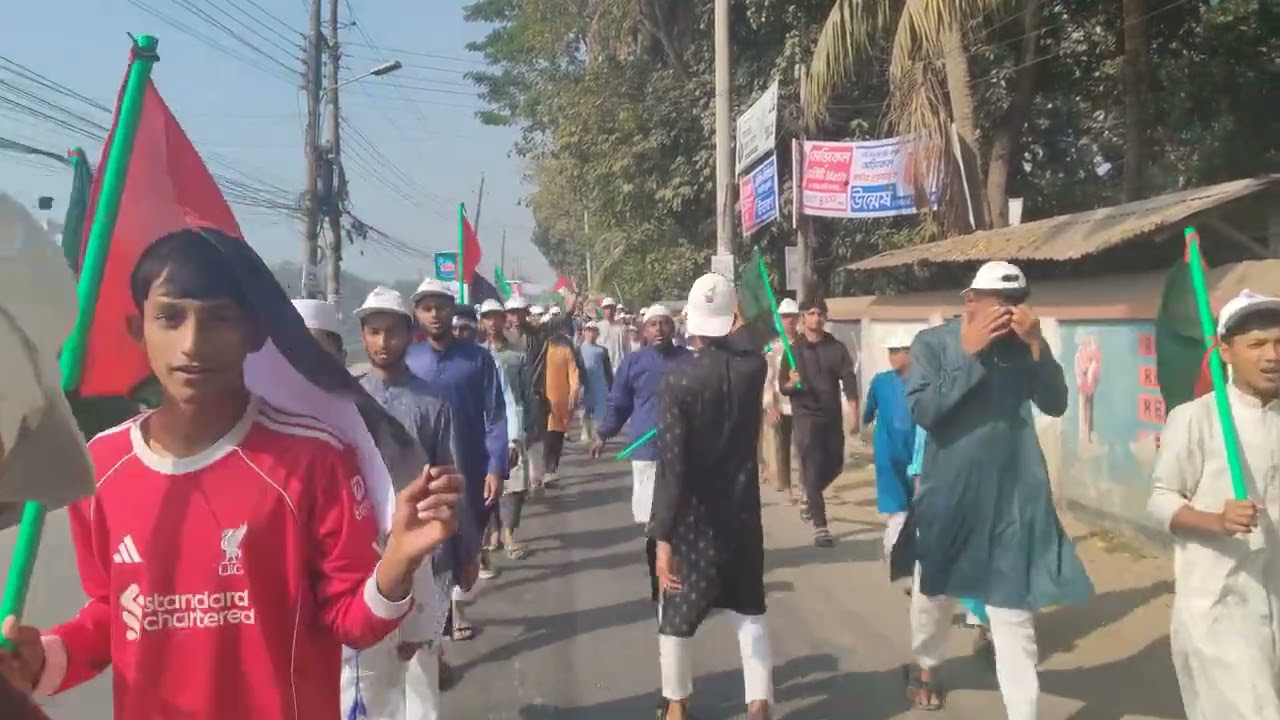 শিবিরের ৪৯ তম প্রতিষ্ঠা বার্ষিকীতে র‍্যালি #shibir 