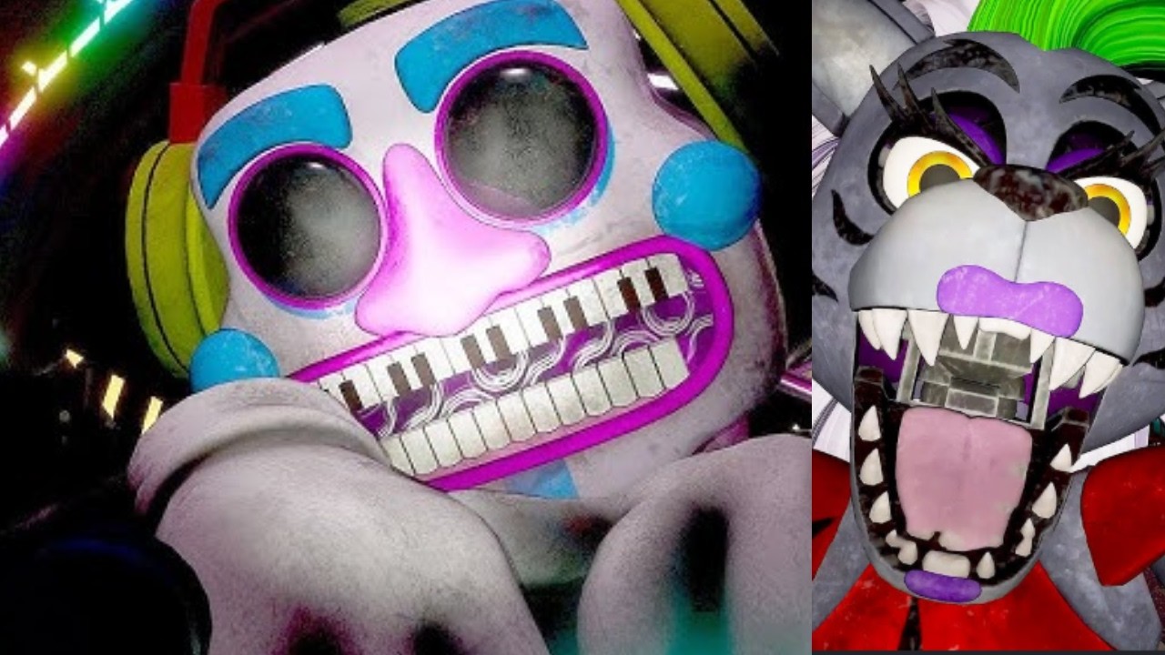 J'AI CASSER ROXY SANS LE VOULOIR ET LE DJ ET INCROYABLE (FNAF SB FIN)