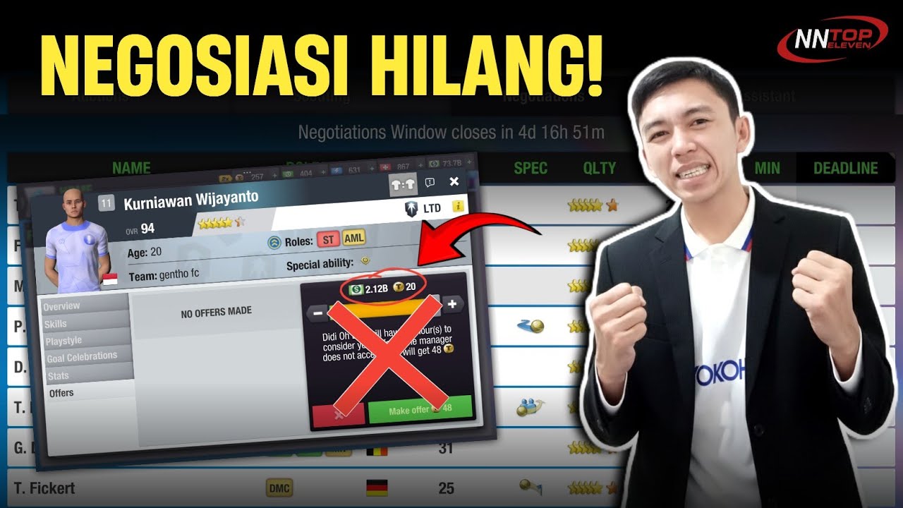 NEGOSIASI HILANG! PLAYER LAMA PENSIUN SEMUA | TOP ELEVEN 2026