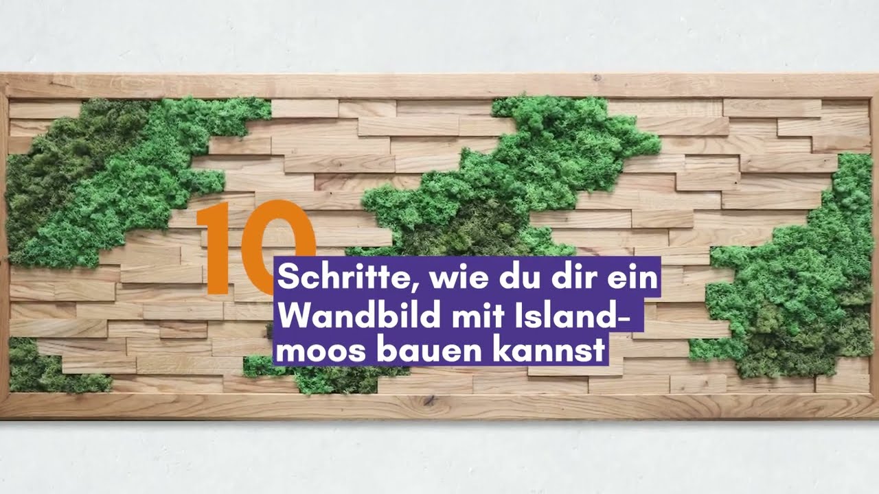 DIY: Moosbild selber machen | vasalat.com