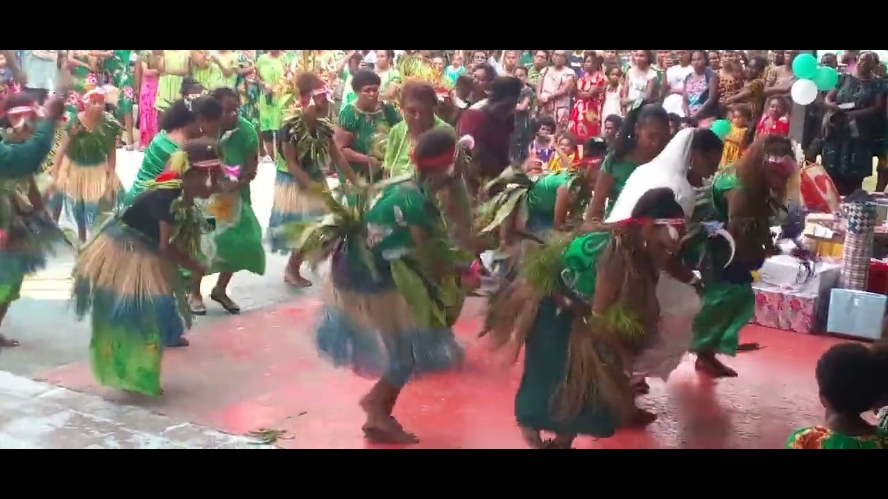 West New Britain Traditional Dance Performing at a Wedding Ceremony held at Murray Barracks, PNG.