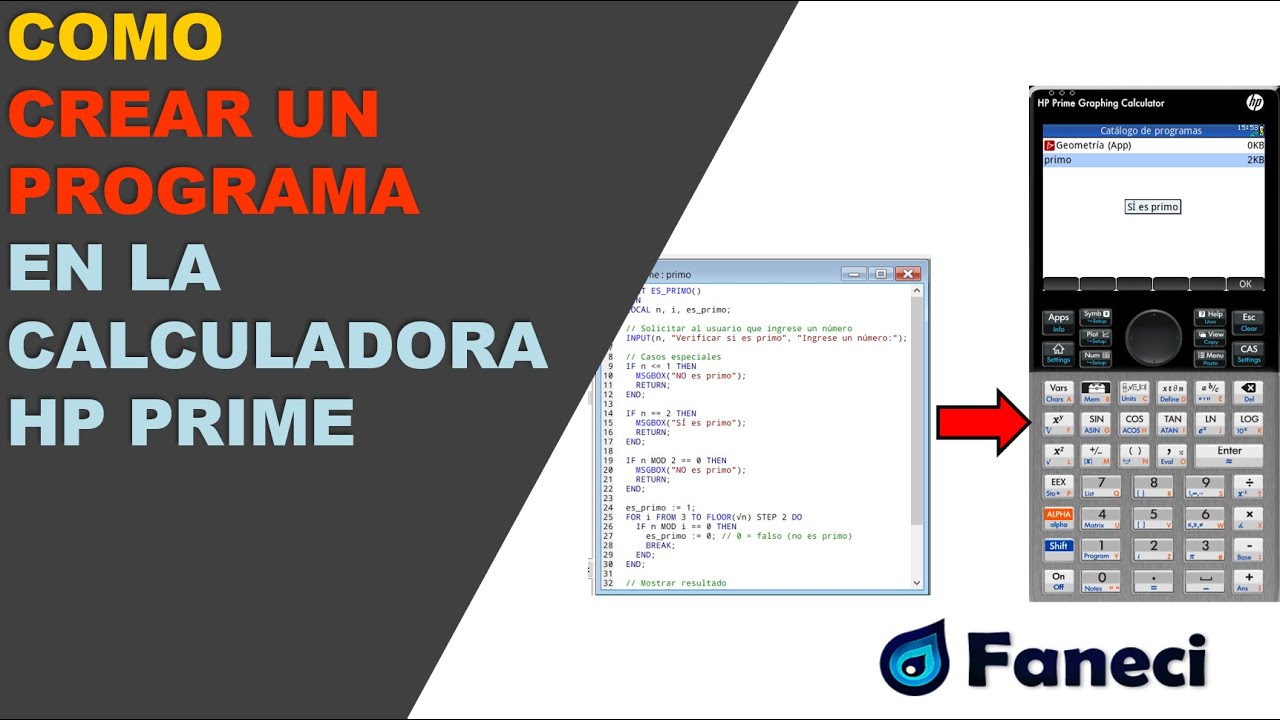 COMO CREAR UN PROGRAMA PARA LA CALCULADORA HP PRIME DESDE EL KIT DE CONECTIVIDAD✅