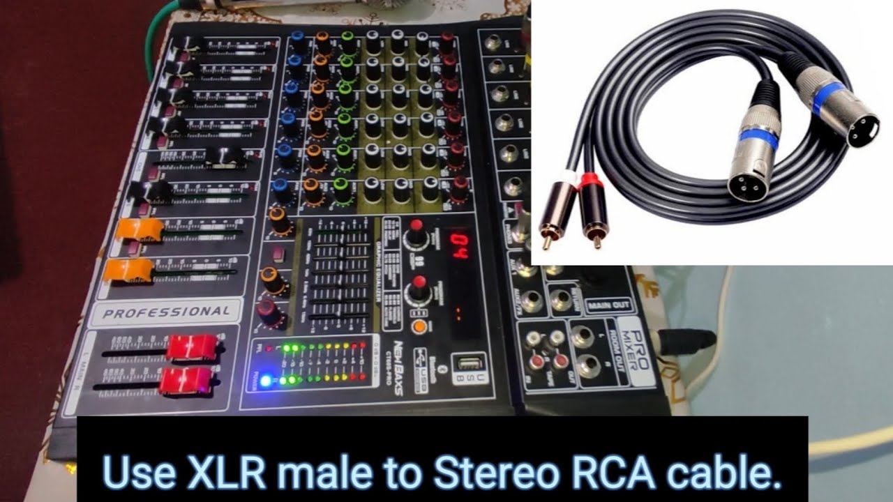 Quick Sound Test for CT60S-Pro Audio Mixer | New Baxs Mixing Console