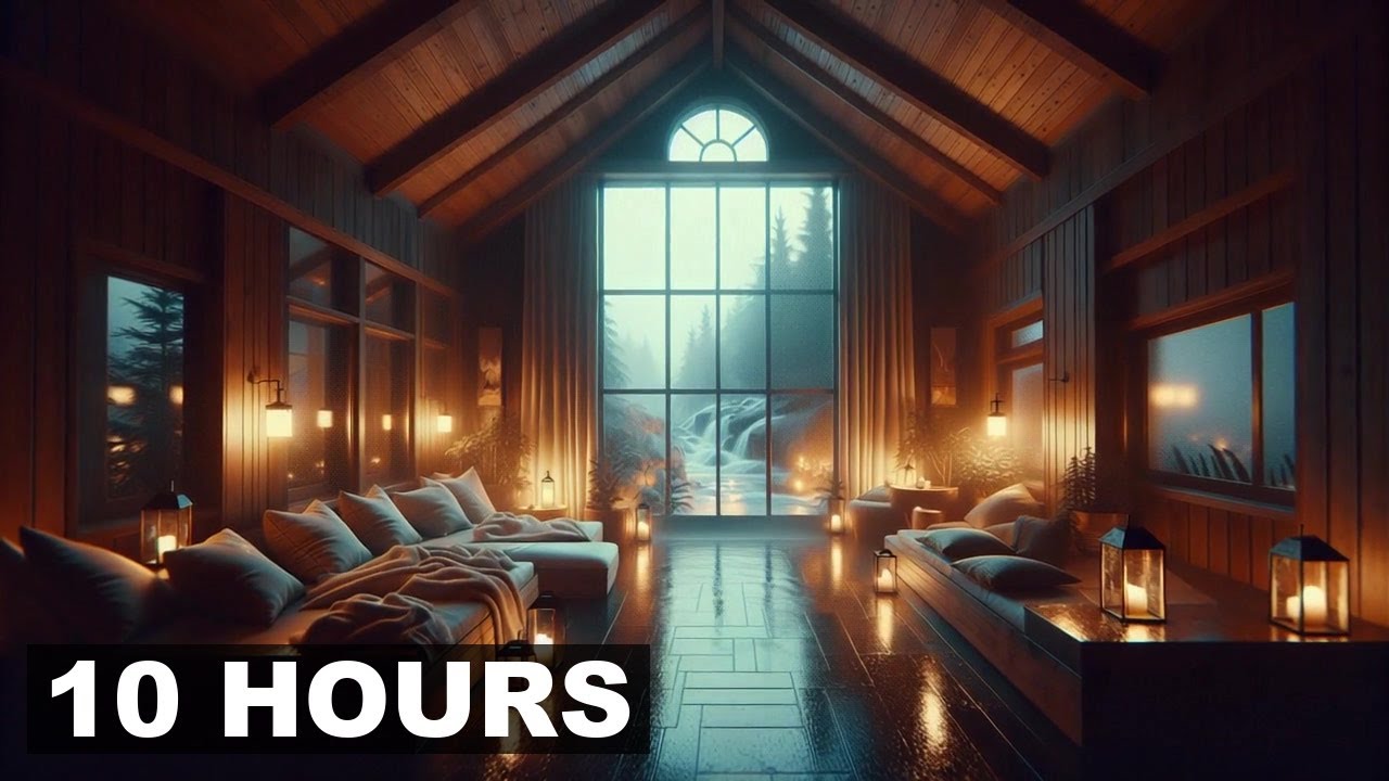 POV you're lounging under the stars in an Icelandic geothermal pool | 10 hours Hours of Peace