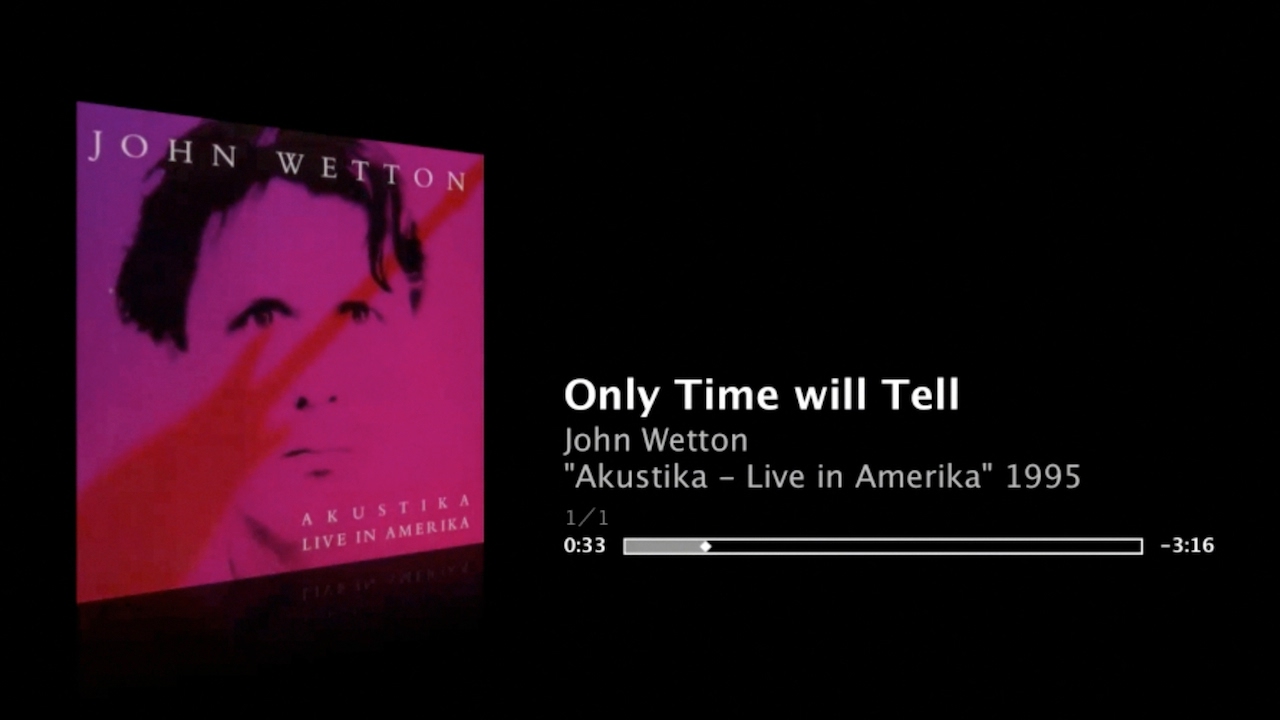 John Wetton - Only Time will Tell - Akustika Live in Amerika - acoustic ASIA, U.K. & King Crimson