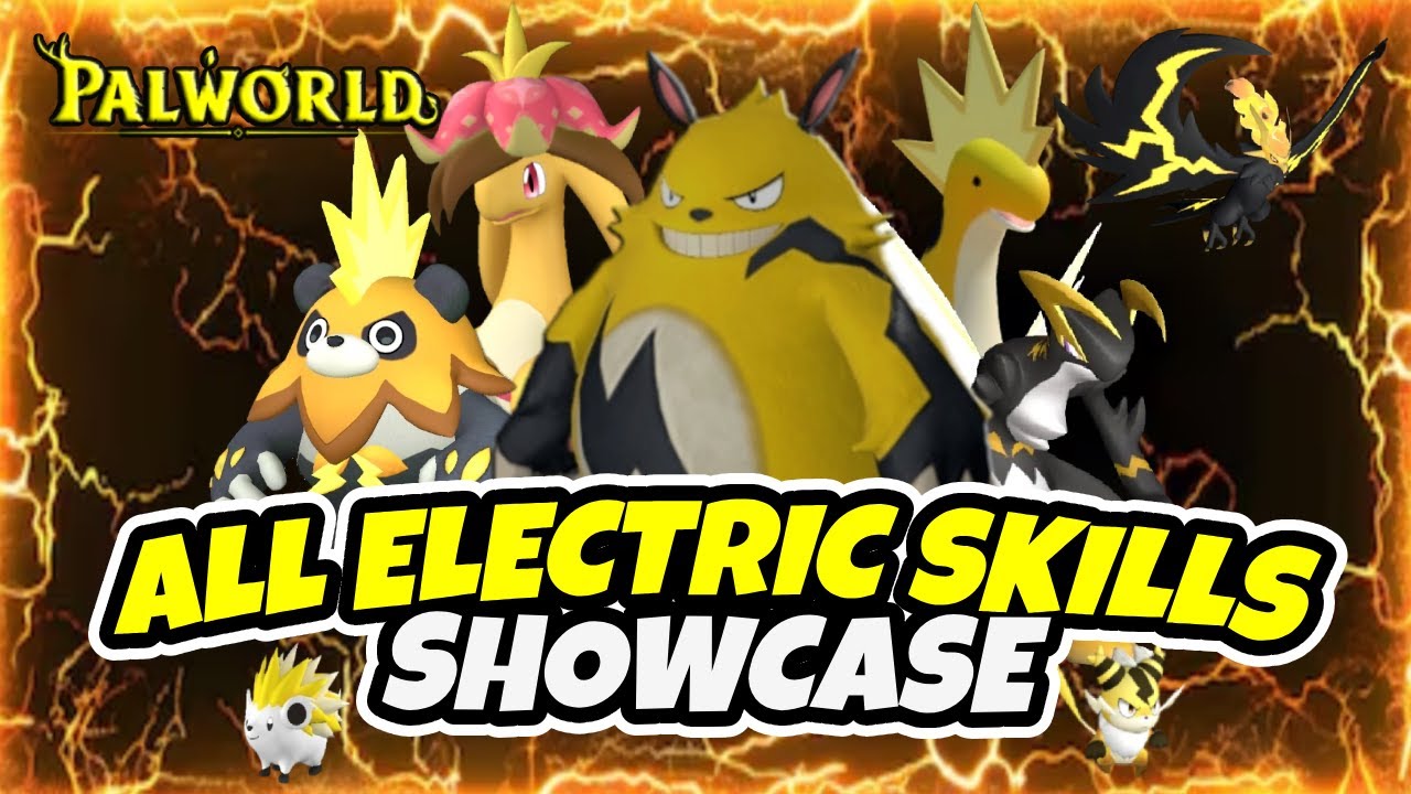 PALWORLD - All Electric Active Skills Showcase