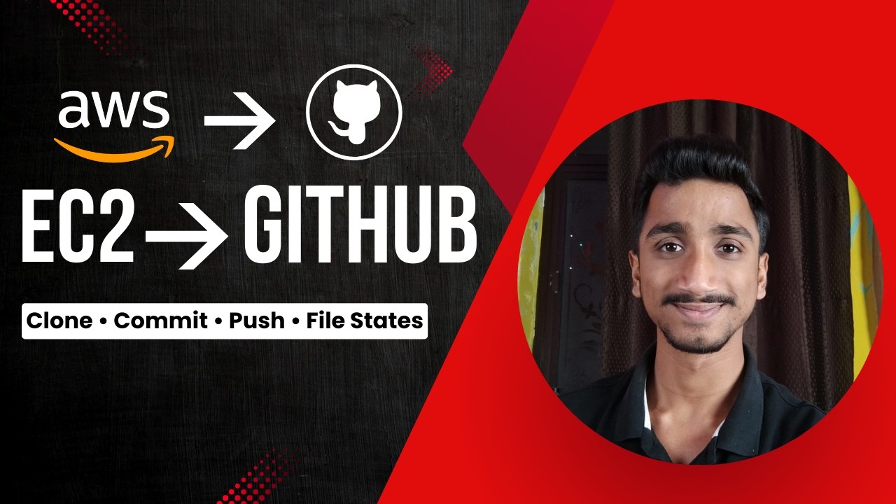 GitHub to AWS EC2 | Git Workflow: Clone, Commit, Push & File States