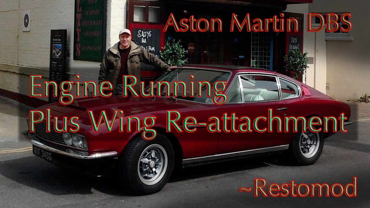 Aston Martin DBS2026 Engine Running and Wing Attachment