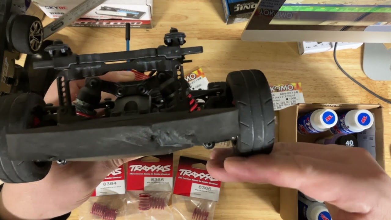 Tuning shock springs RC touring Car spring setup... Traxxas 4-Tec 2.0 and STRC aluminum body upgrade