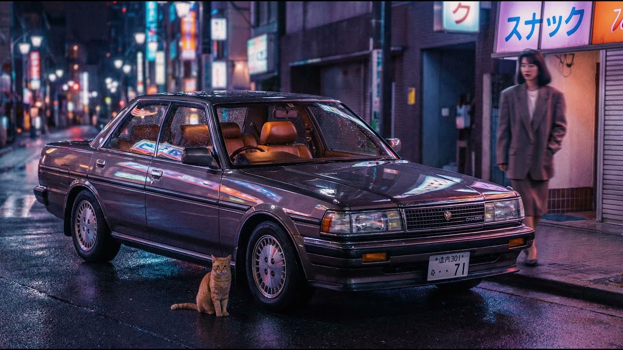 Late Night Tokyo Drive 🌃 | 80s Japanese City Pop Instrumental | Toyota Chaser GX71/チェイサー GX71 深夜ドライブ