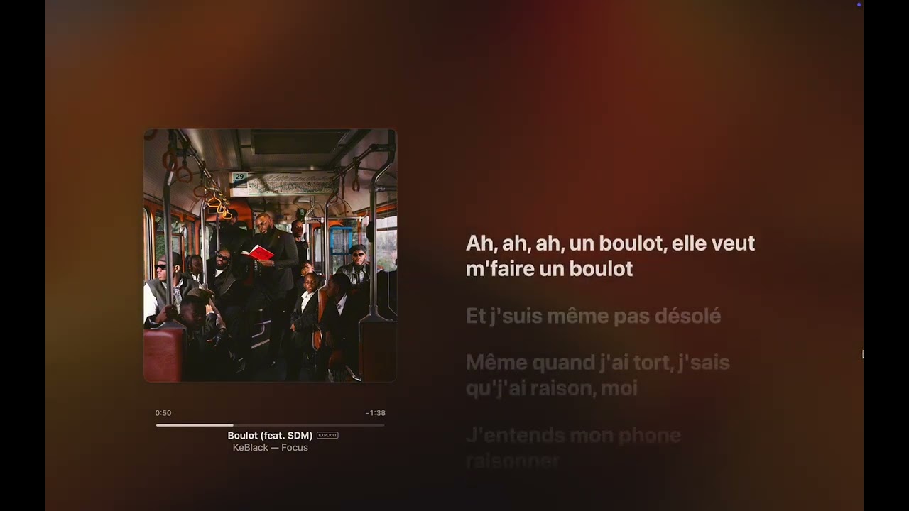 Keblack - Boulot (Paroles) (feat. SDM)