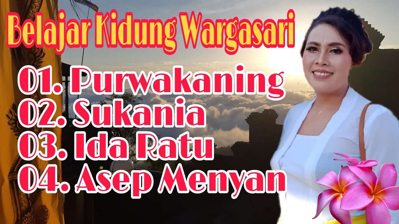 Belajar kidung kawitan wargasari Bali untuk mengiringi upacara dewa yadnya