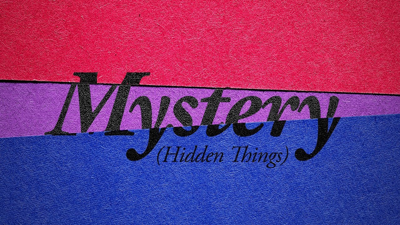 Mystery (Hidden Things) Lyric Video &mdash; VOUS Worship
