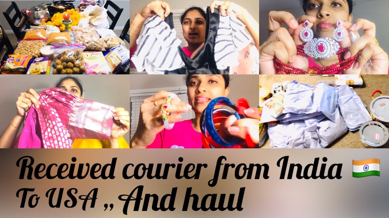#teluguvlog #Parcel from #IndiatoUSA and price details #USA