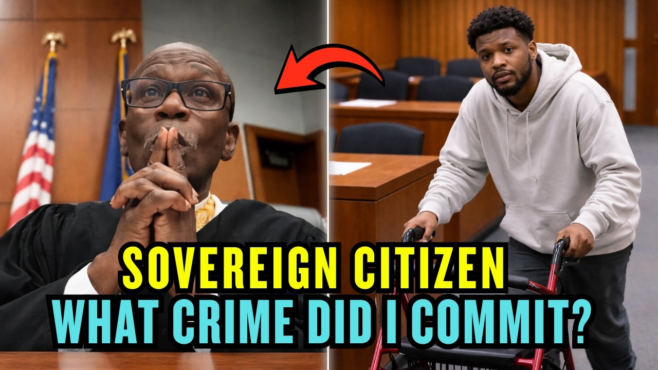 Sovereign Citizen Demands “WHAT CRIME DID I COMMIT?” — Judge Instantly Shuts Him Down