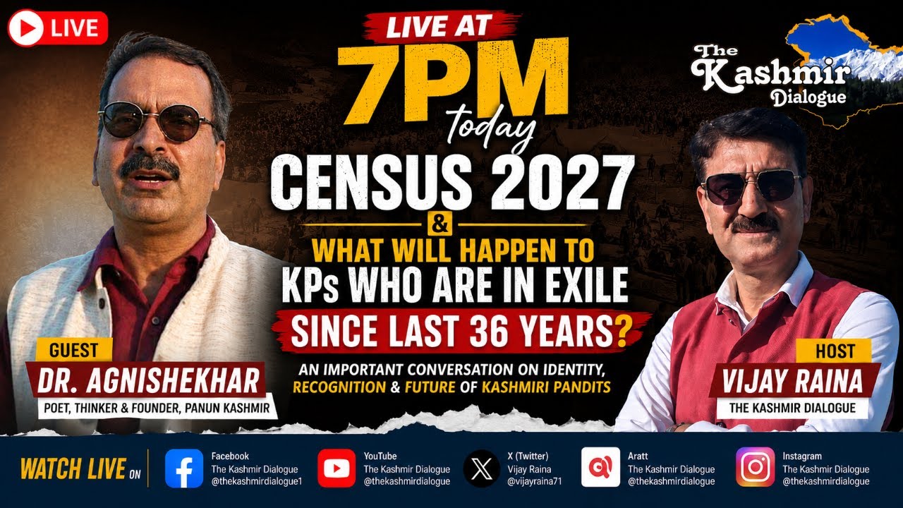 #Census 2026 & The Future of #KashmiriPandits in Exile | Exclusive Podcast with Dr. Agnishakhar