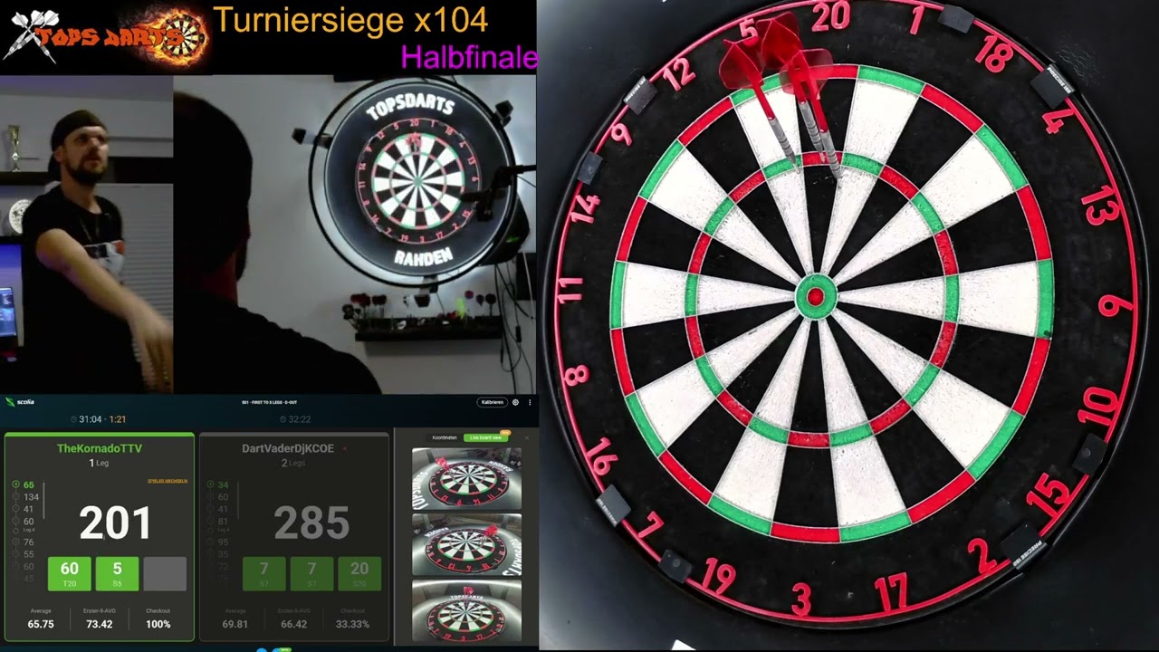 Dart 17er Scolia online Turnier #dart #3dart #scoliadarts #darts #dartsplayer #dartsport