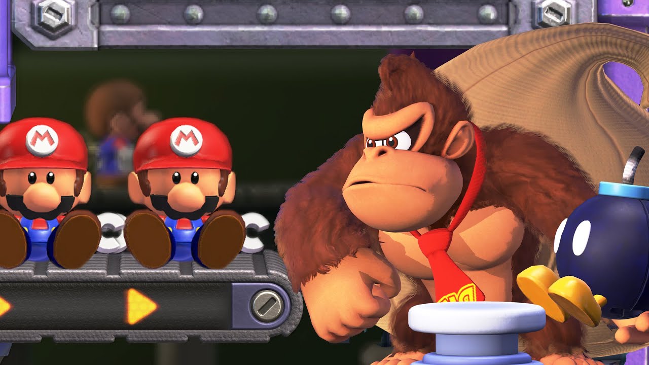 Mario Vs Donkey Kong Switch #010 100% (Walkthrough/NC.) Mario Toy Factory