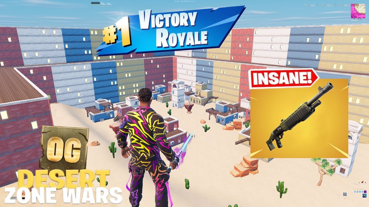 Fortnite OG Desert Zone Wars Gameplay 🌵 | Keyboard & Mouse Cam | 4K 🖥️