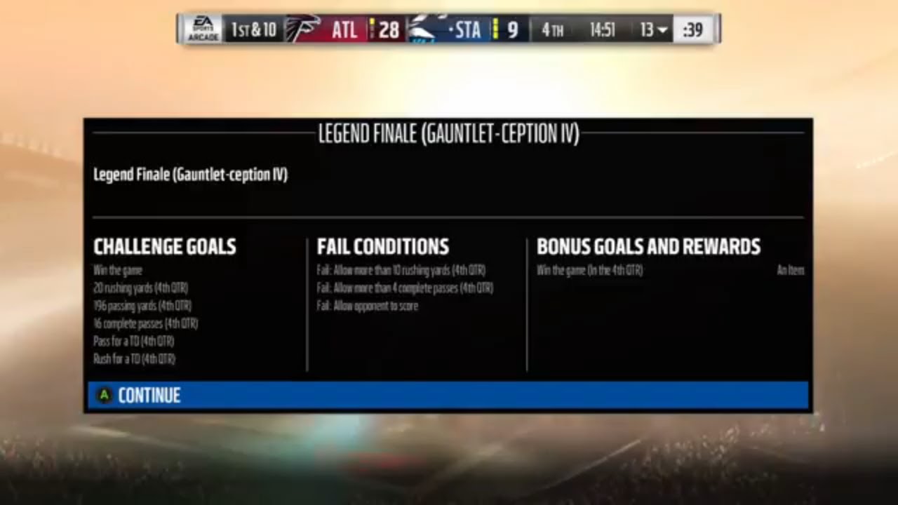 Madden 18 Ultimate Team How to Beat Legend Finale - Gauntlet-Ception IV - All-Madden Solo