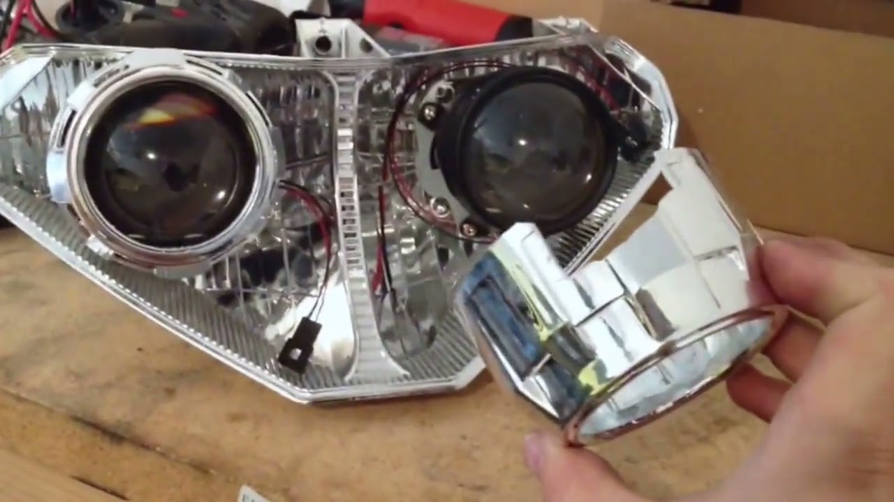03 GSXR 600 HID PROJECTOR HEADLIGHT INSTALL