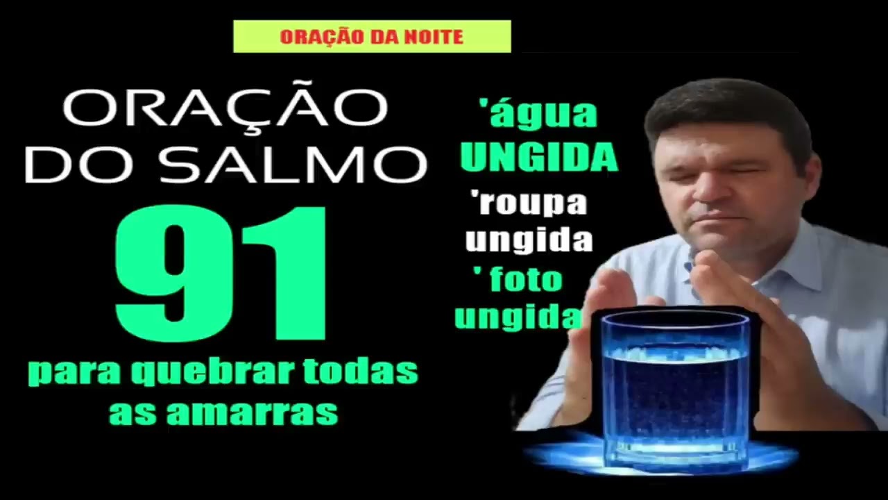 ORAÇÃO da madrugada com agua ungida desfazendo toda macubaria