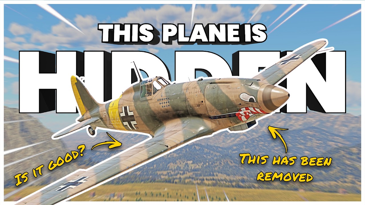 Немецкий СКРЫТЫЙ истребитель в War Thunder (C.202 Folgore)