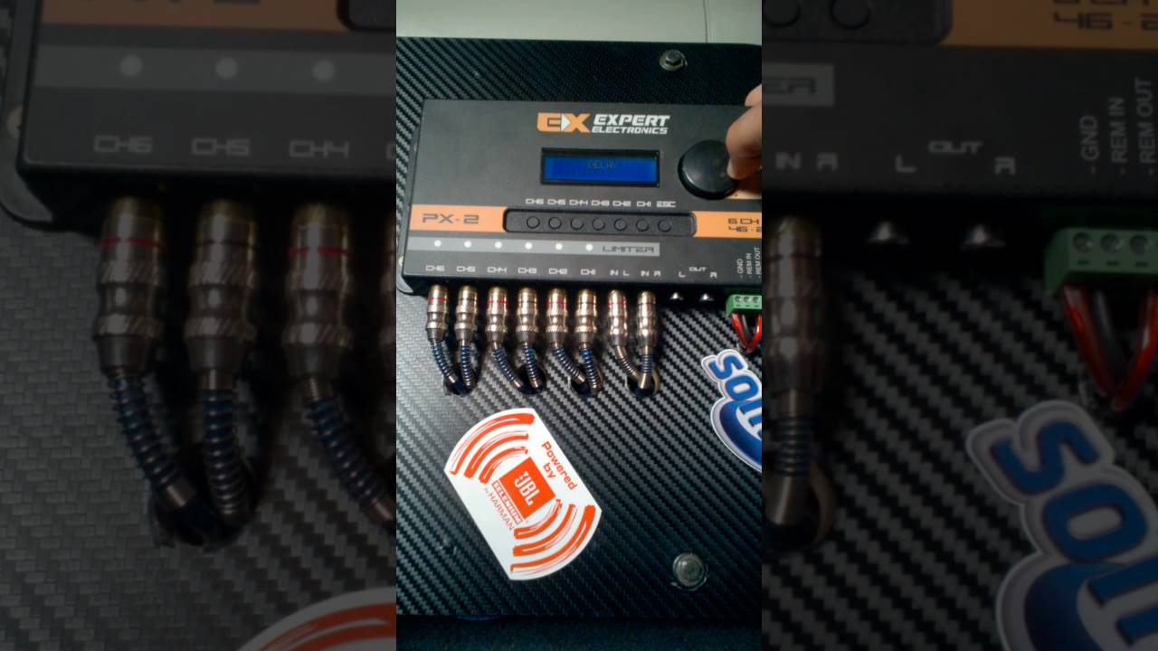 Processador de audio. Expert PX2. 6 canais