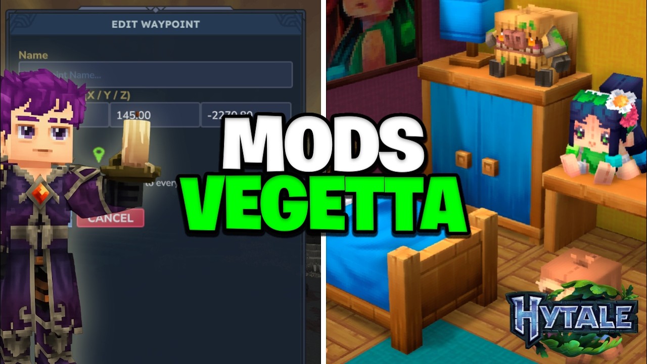 ESSENTIAL MODS from ZONA HYTALE | MODS USED BY VEGETTA777