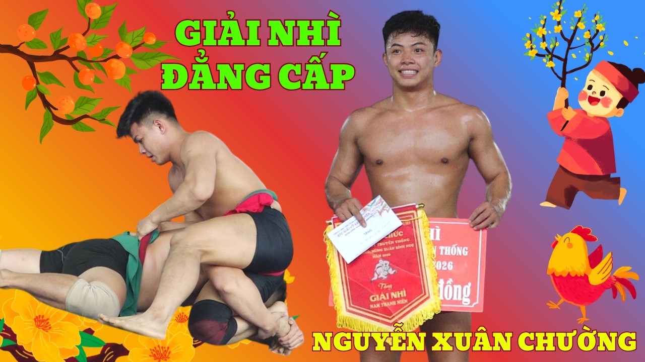 GIẢI NHÍ ĐẲNG CẤP CỦA NGUYỄN VĂN CHƯỜNG ĐAN PHƯỢNG.,Đấu Vật Traditional Vietnamese Mens Wrestling.