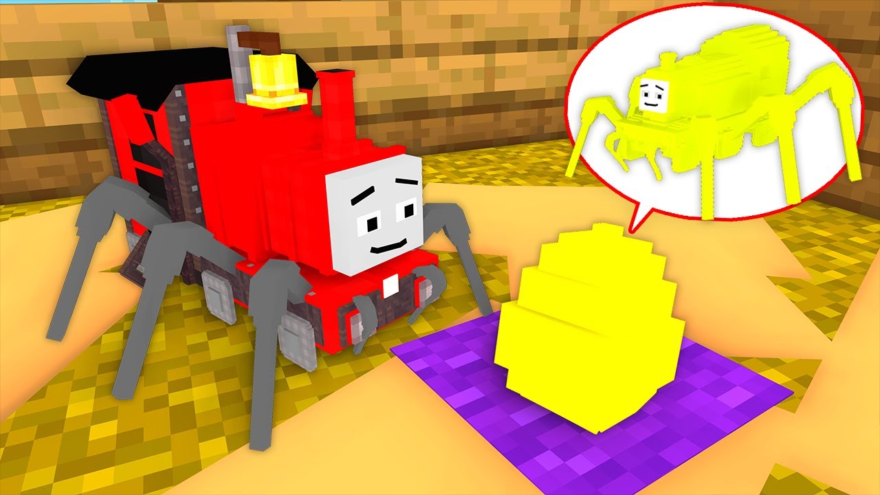 Poor Choo Choo Charles, Lay Golden Eggs - Minecraft Animation