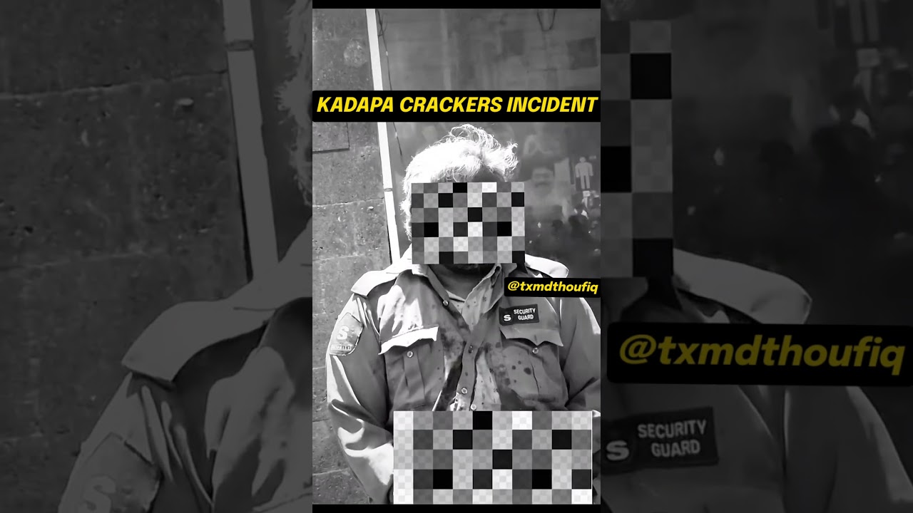 Tragic Cracker Explosion in Kadapa Yatra | Innocent Watchman Loses Life