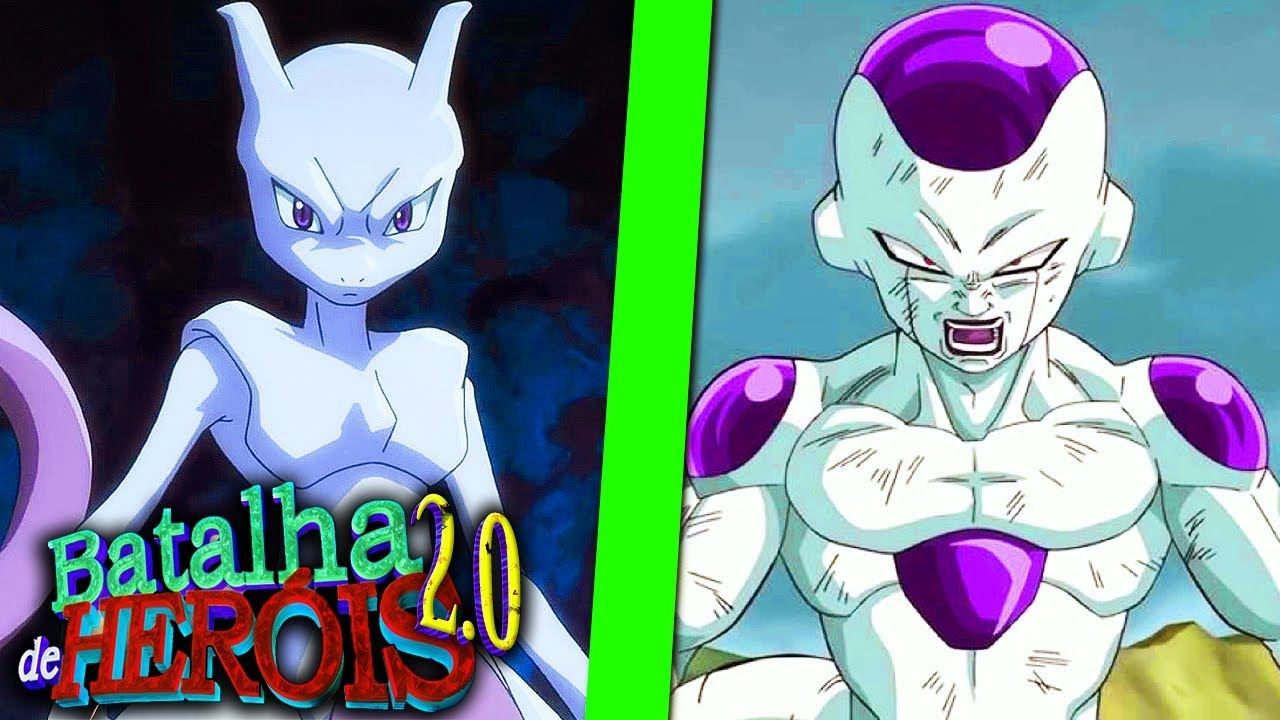 Minecraft BATALHA DE HERÓIS 2.0 - FRIEZA vs MEWTWO ! A MELHOR BATALHA DE TODAS !!