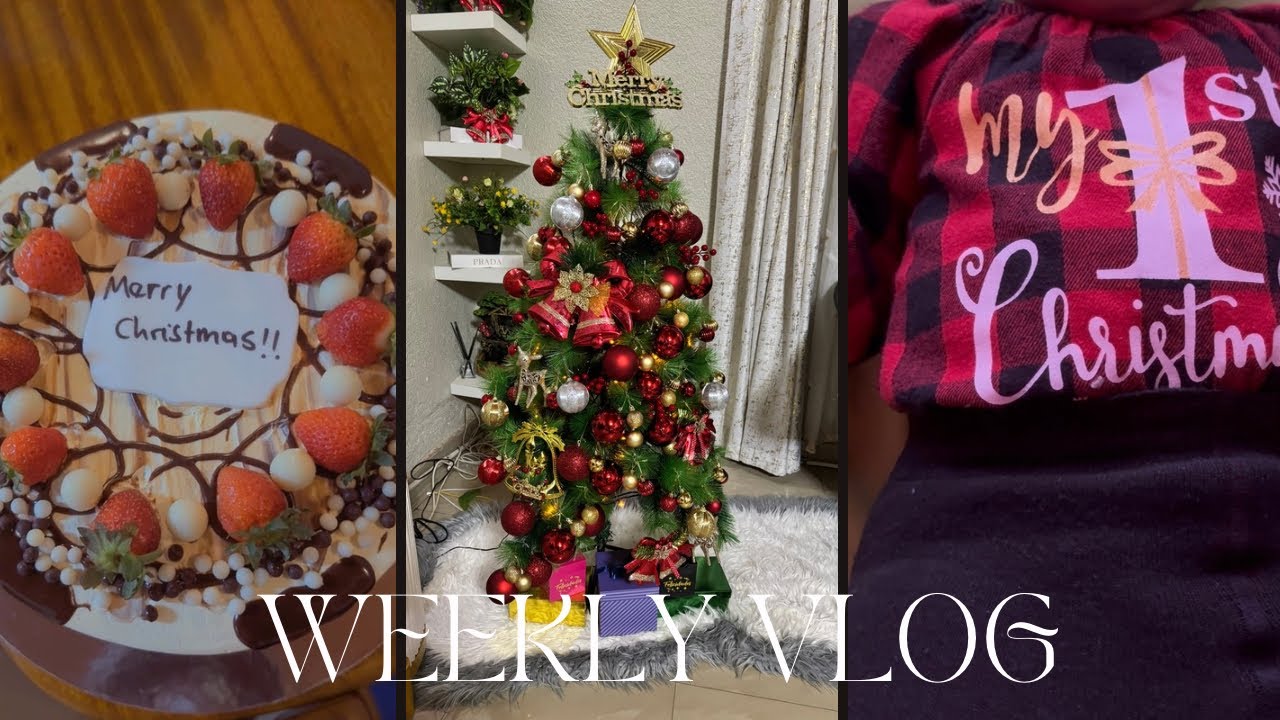 Weekly Vlog✨💖: Our Baby's First Christmas| Hosting Family Christmas eve was so special🎄🧑‍🎄🎅😍😍