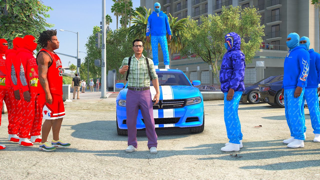 Story Of A Nerd Becoming A Blood In GTA 5