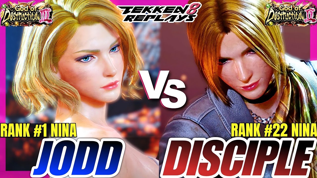 Tekken 8 - Jodd (Nina) vs Disciple (Nina) | High Level Ranked Matches