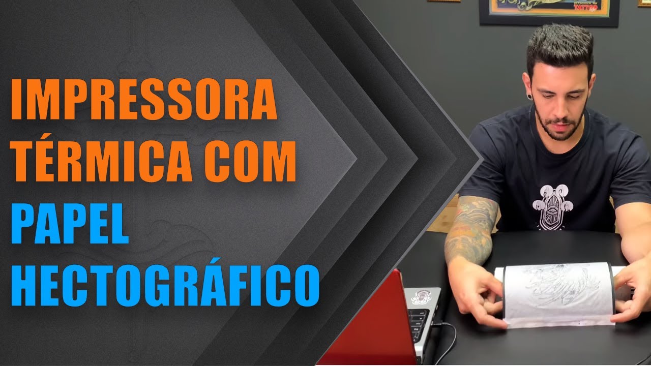 Como Utilizar a Impressora Térmica com Papel Hectográfico -  Erick Lodetti
