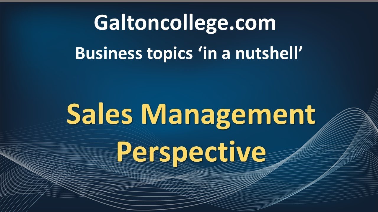 Sales Management Perspective