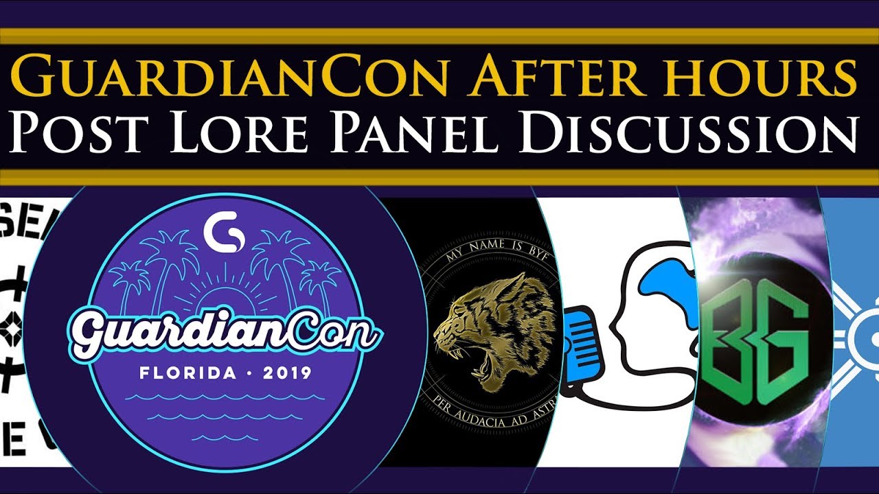 Destiny 2 Lore at GuardianCon - Post Lore Panel Discussion W/Myelin, Beard, Ishtar & FFC