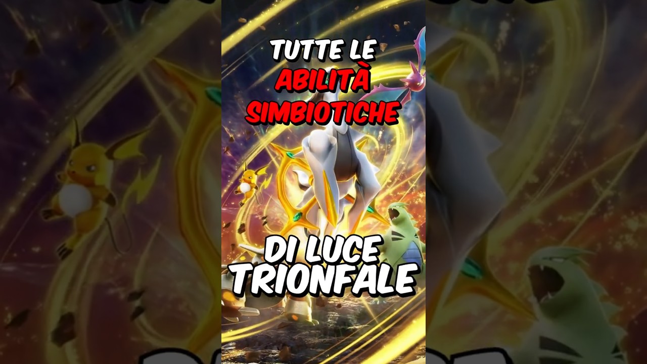 TUTTE le Abilit&agrave; SIMBIOTICHE di LUCE TRIONFALE #shorts #PokemonPocket