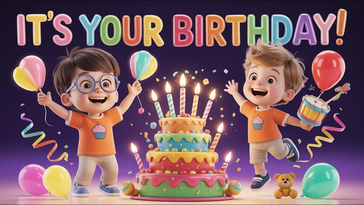 🎂 Super Birthday Dance Song 🎉 | Fun Party Music for Kids by MokaMoo Land #mokamooland #nurseryrhymes