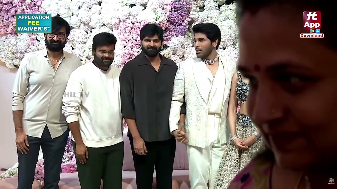 Actor Sai Dharam Tej @ AlluSirish & #Nayanika Pre-Wedding Reception ‪@hittvtalkies